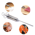 20Z Stainless Steel Chicken Turkey Sauces Flavor Meat Marinade Injector Syringe